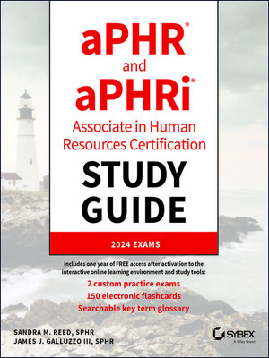 cover image of aPHR and aPHRi Associate in Human Resources Certification Study Guide